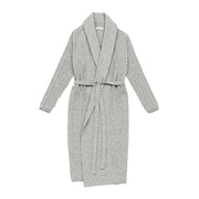 The Little Finery Cashmere Robe in Cloud Grey