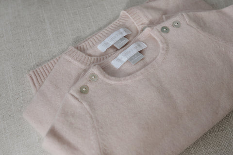 Cashmere Sweater in Softly Pink