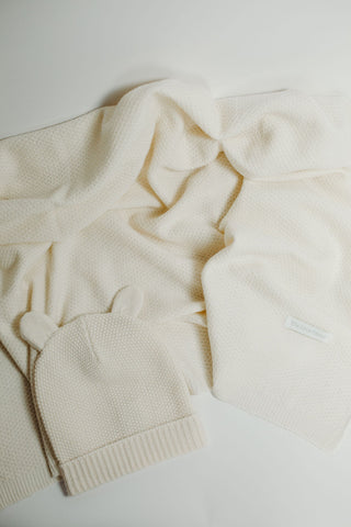 Cashmere Gift Set for Baby in Cream