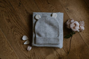 Cashmere Gift Set for Baby in Cloud Grey