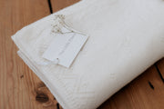 Cashmere Pointelle Blanket In Ecru White